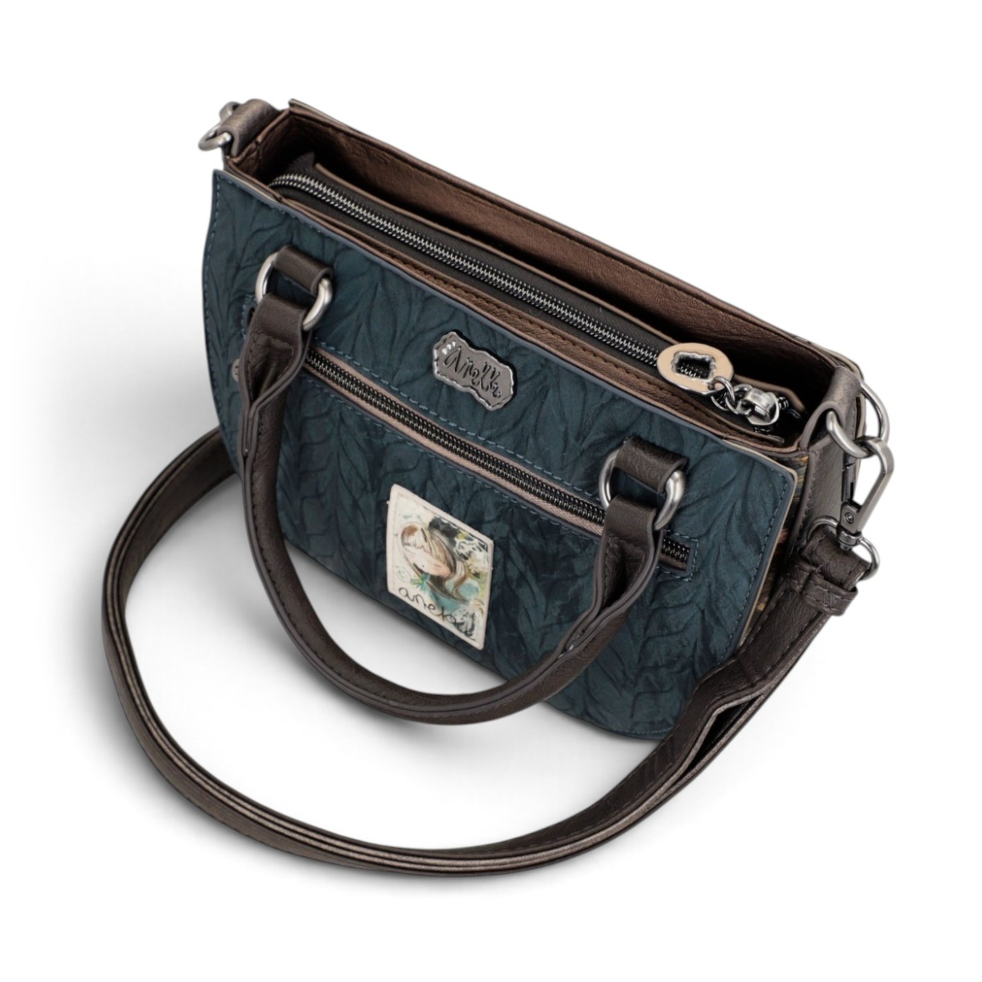 Geantă damă Anekke Manifesto 41713-277 – ovală, de mână și crossbody, 24 × 18 × 9 cm – imaginea 6