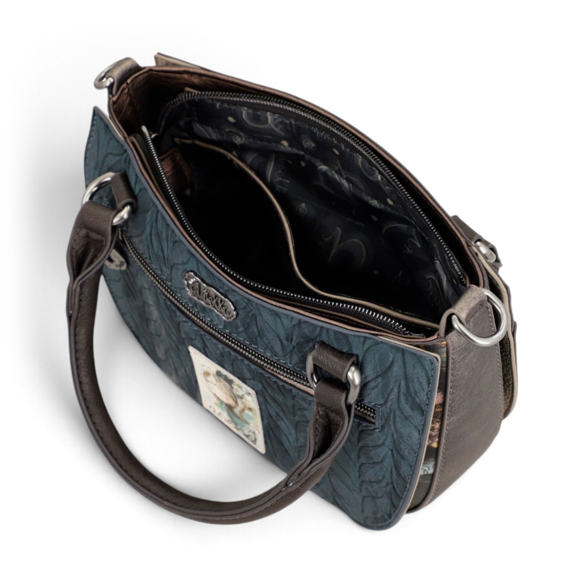 Geantă damă Anekke Manifesto 41713-277 – ovală, de mână și crossbody, 24 × 18 × 9 cm – imaginea 8