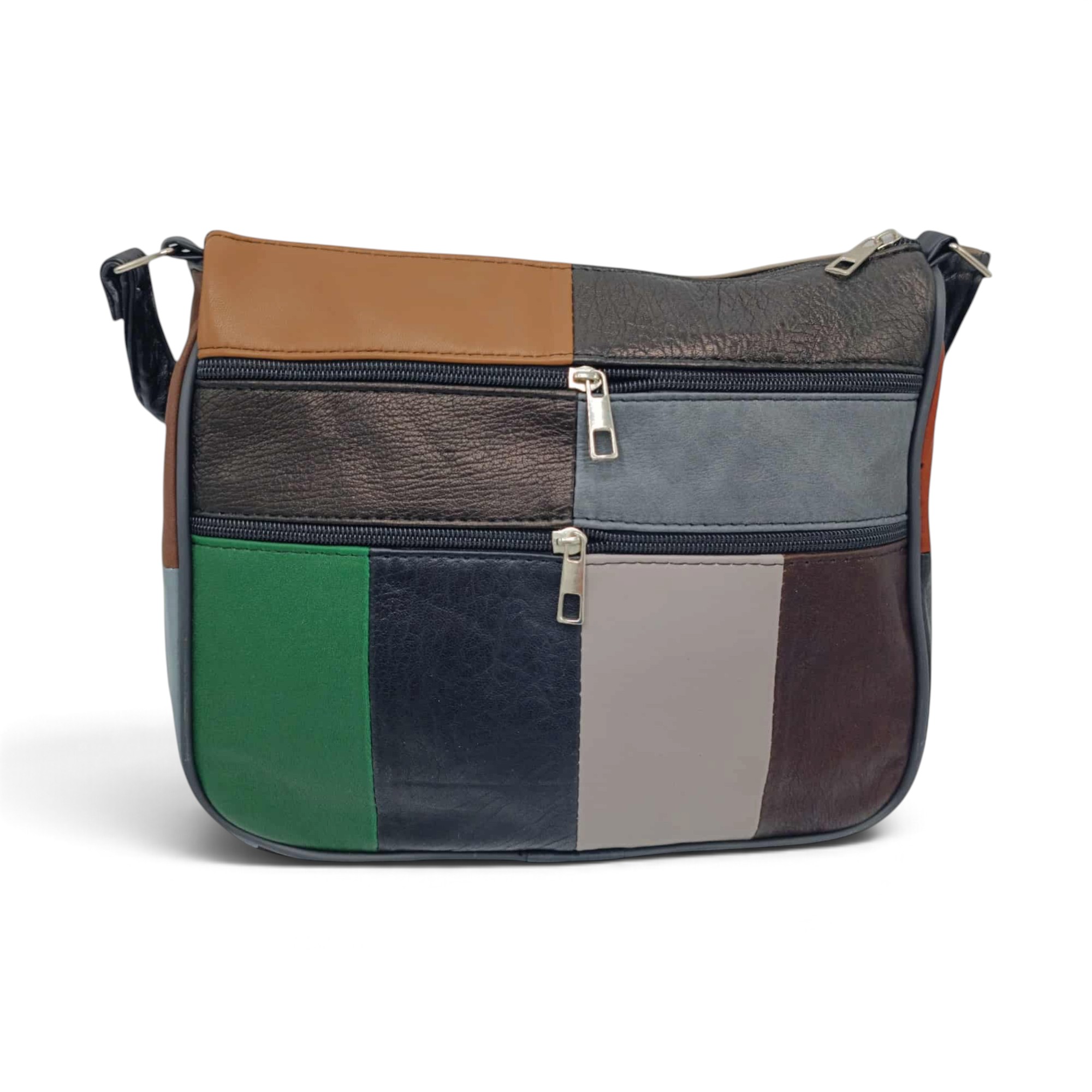 Geantă damă piele naturală Lucia R45-JM22, patchwork bleumarin Geantă damă piele naturală Lucia R45-JM22, patchwork bleumarin – imaginea 3