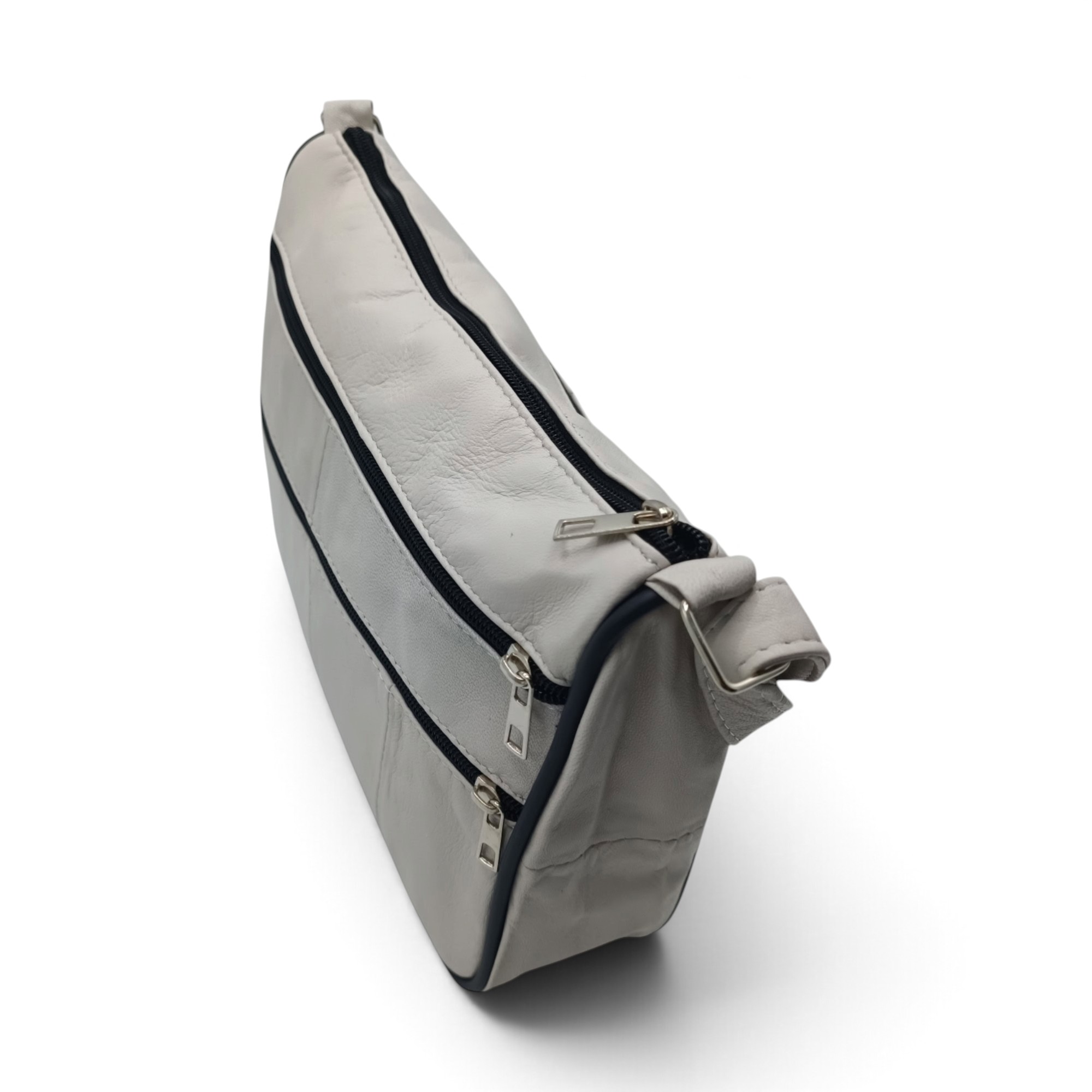 Geantă damă piele naturală Lucia R45-JM30, gri perlat Geantă damă piele naturală Lucia R45-JM30, gri perlat – imaginea 4