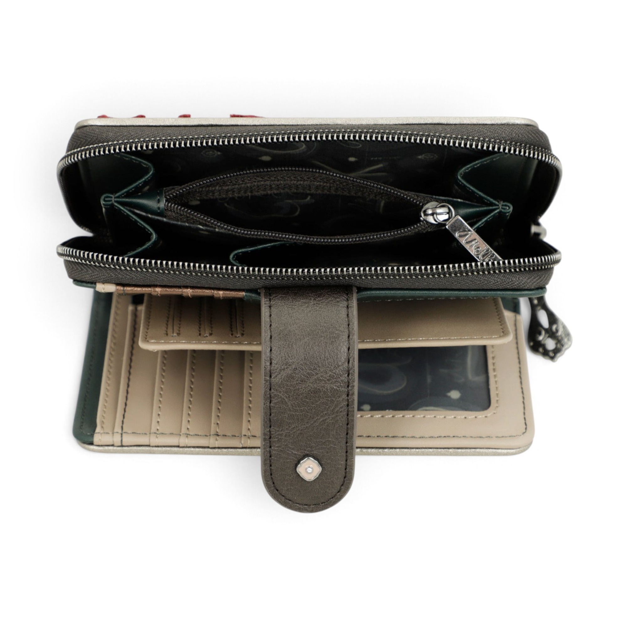Portofel damă Anekke Manifesto 41719-909 – mediu, cu clapetă, 15 × 10 × 3 cm – imaginea 8