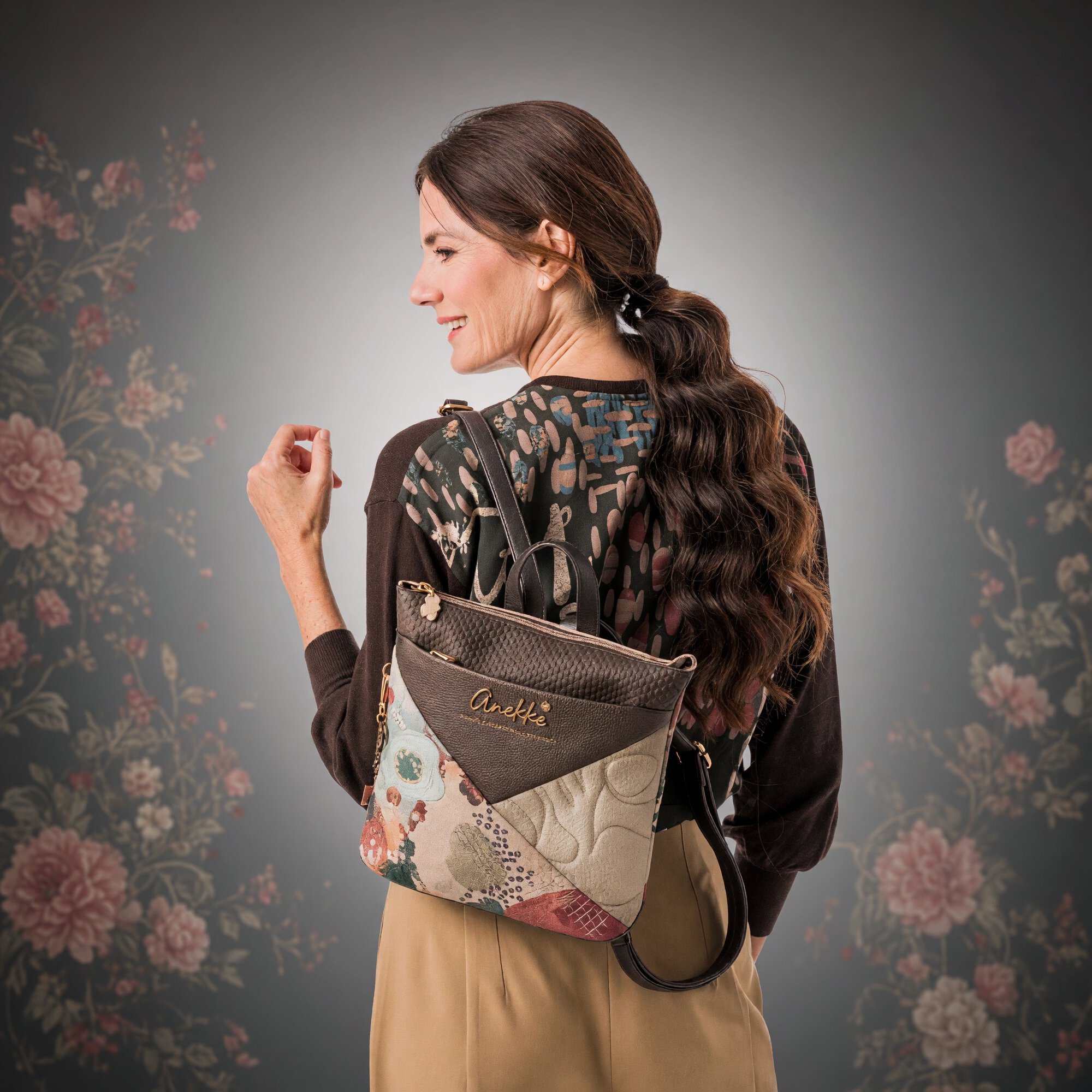 Rucsac damă Anekke Blossom 43715-312, 29 × 29 × 12 cm, multicolor - Thumbnail Image 10