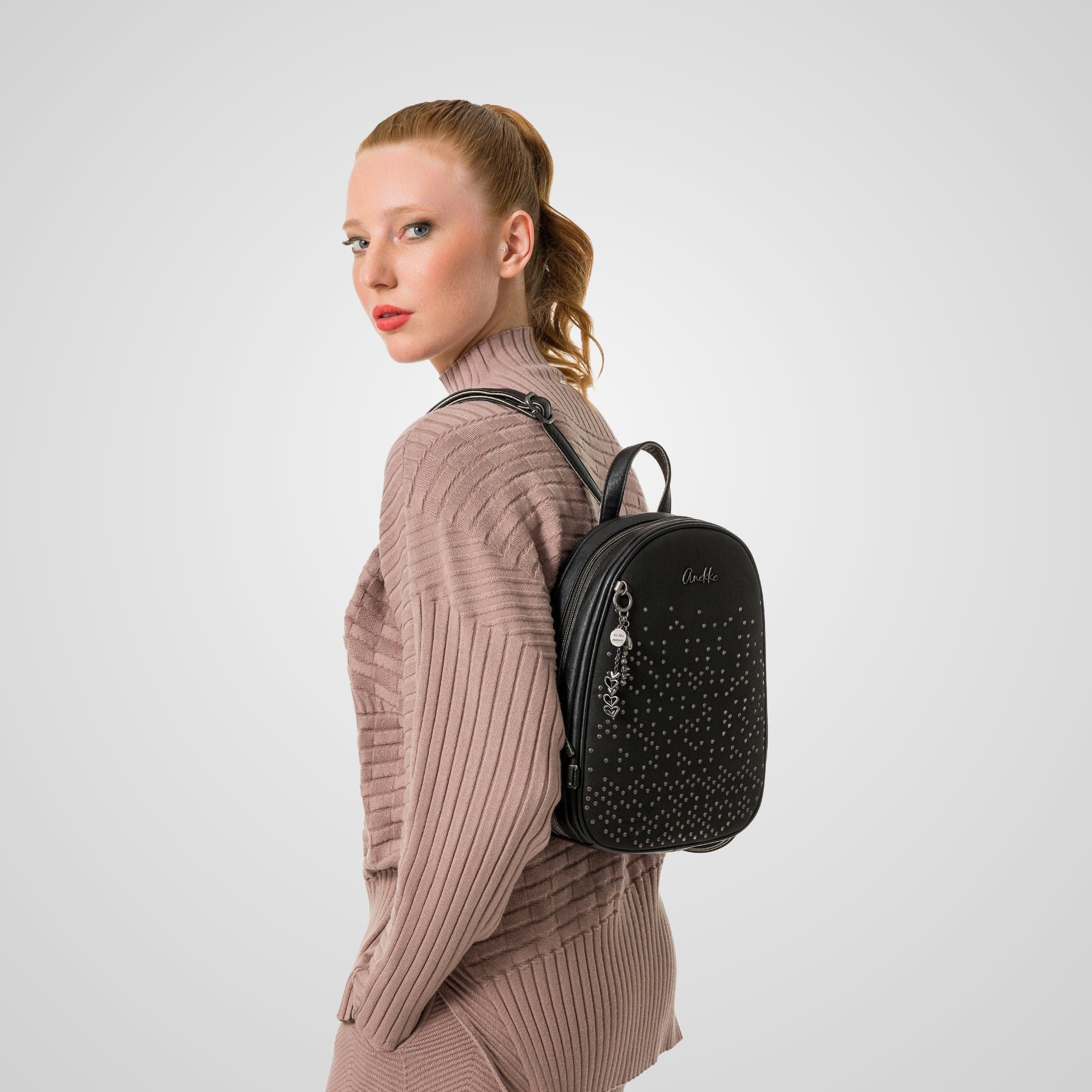 Rucsac damă Anekke Essence Black 43625-252 – imaginea 8