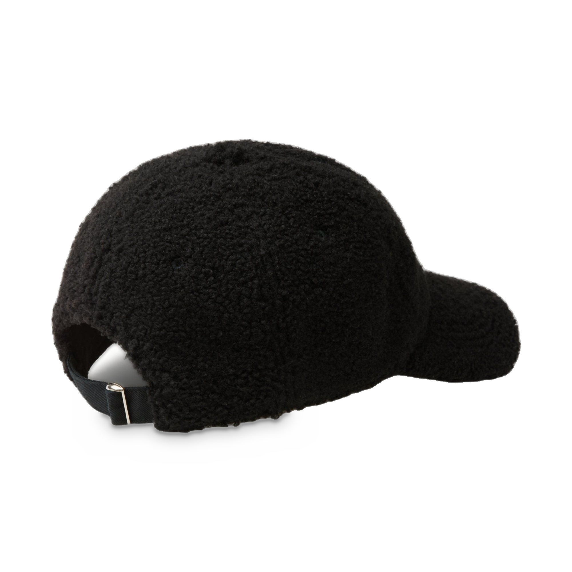 Șapcă damă Vanessa Wu Sia Negru – blană ecologică tip shearling, monogramă VW brodată, mărime unică