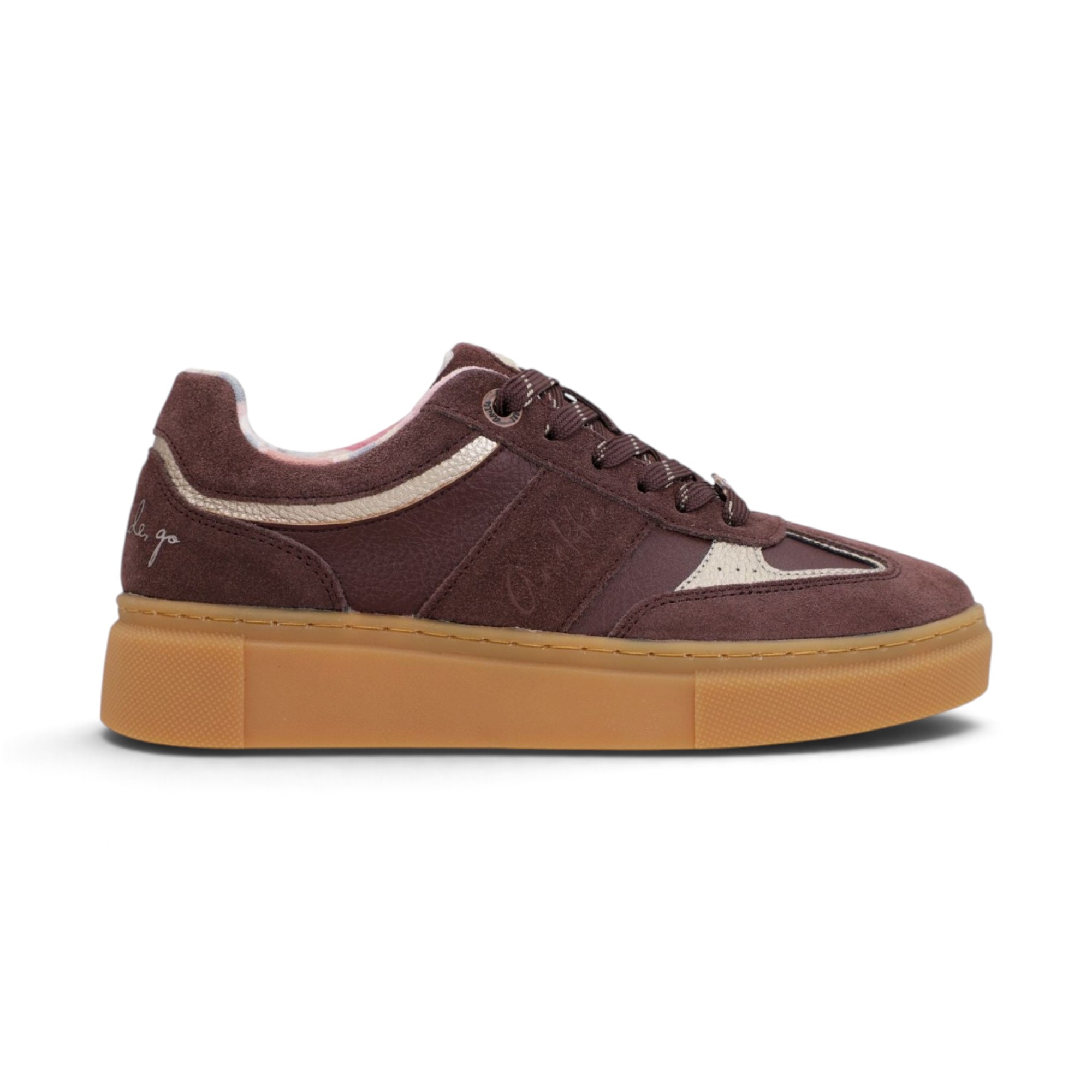Sneakers damă Anekke Berlin 433 Burgundy – vișiniu, piele