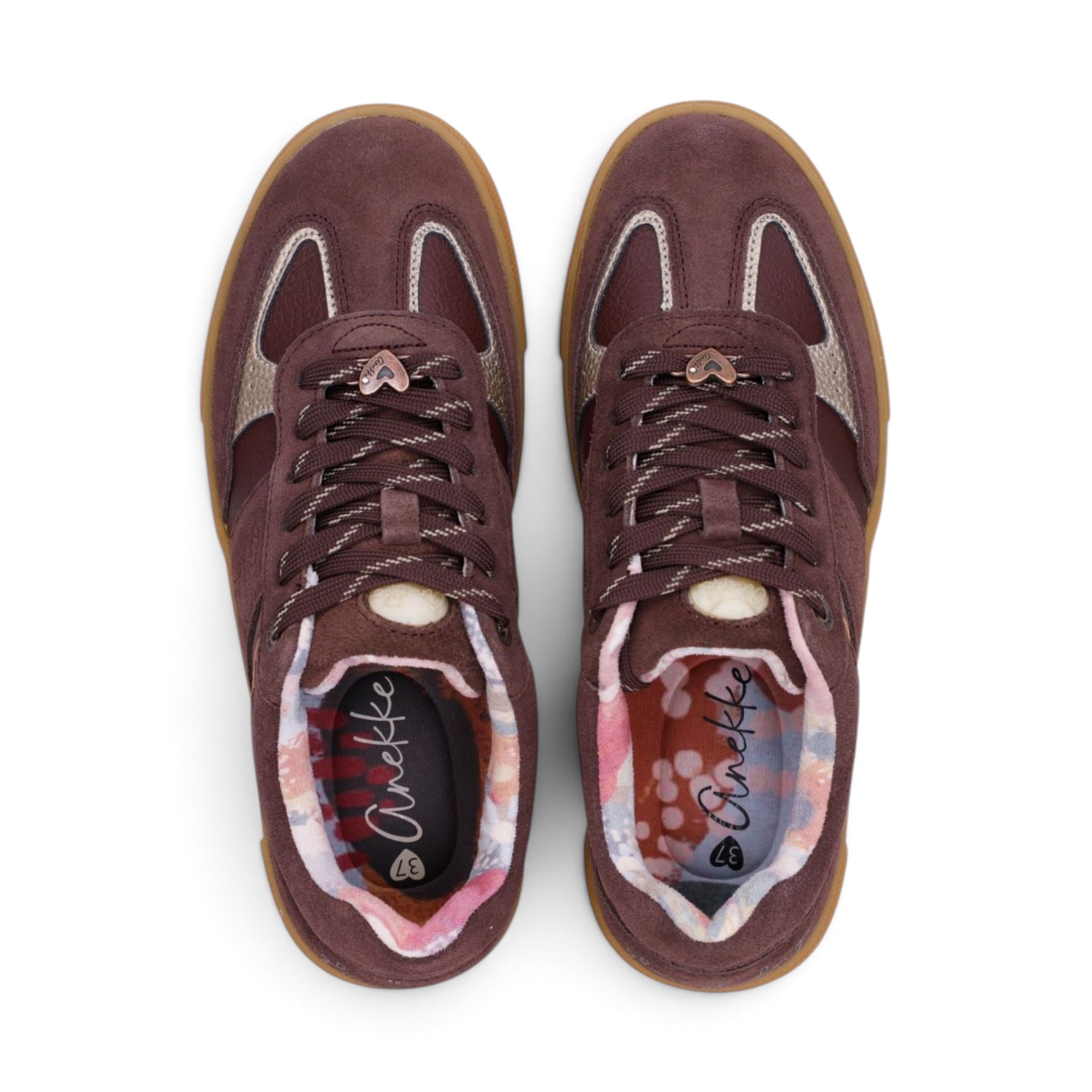Sneakers damă Anekke Berlin 433 Burgundy – vișiniu, piele