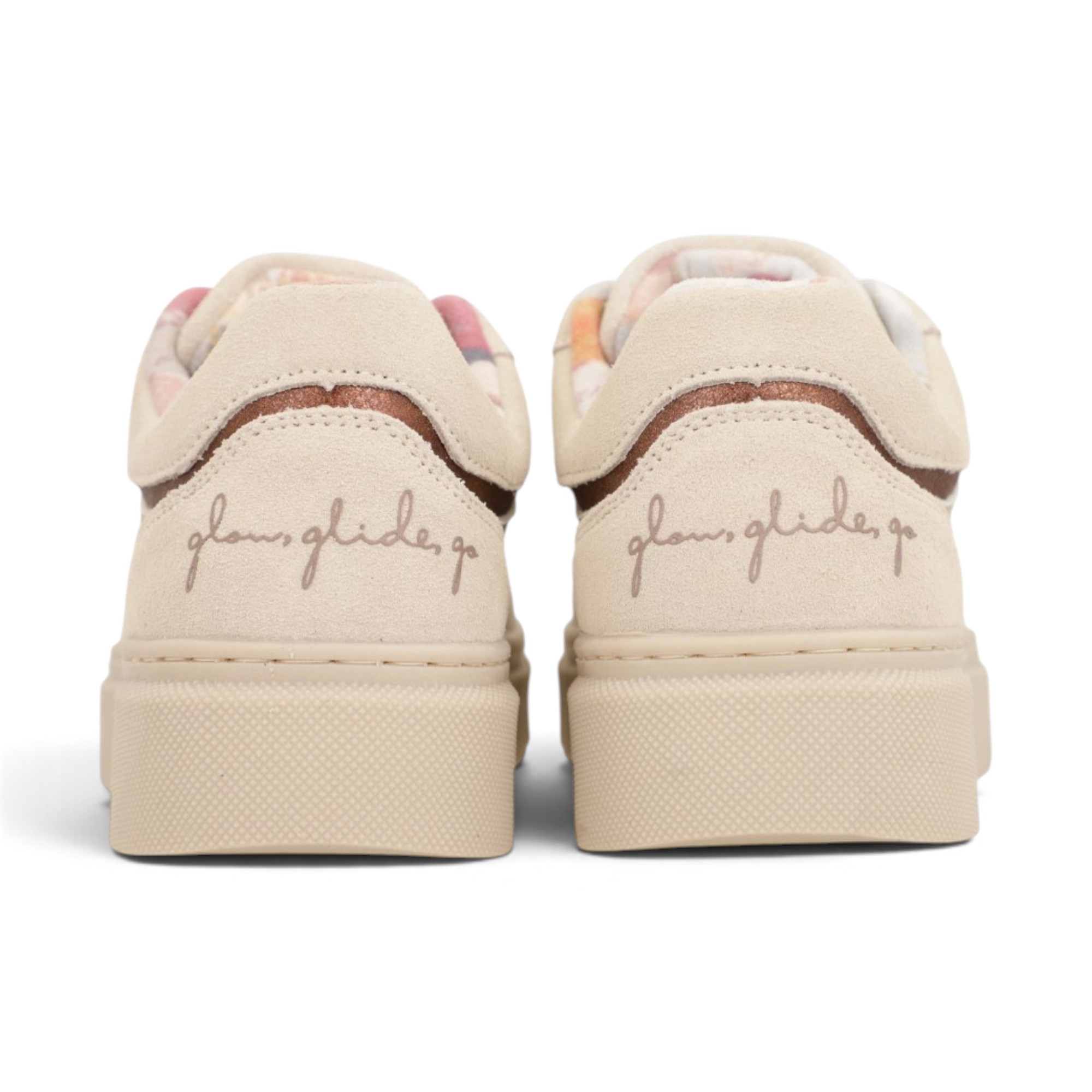 Sneakers damă Anekke Berlin 433 White – alb și nude, piele