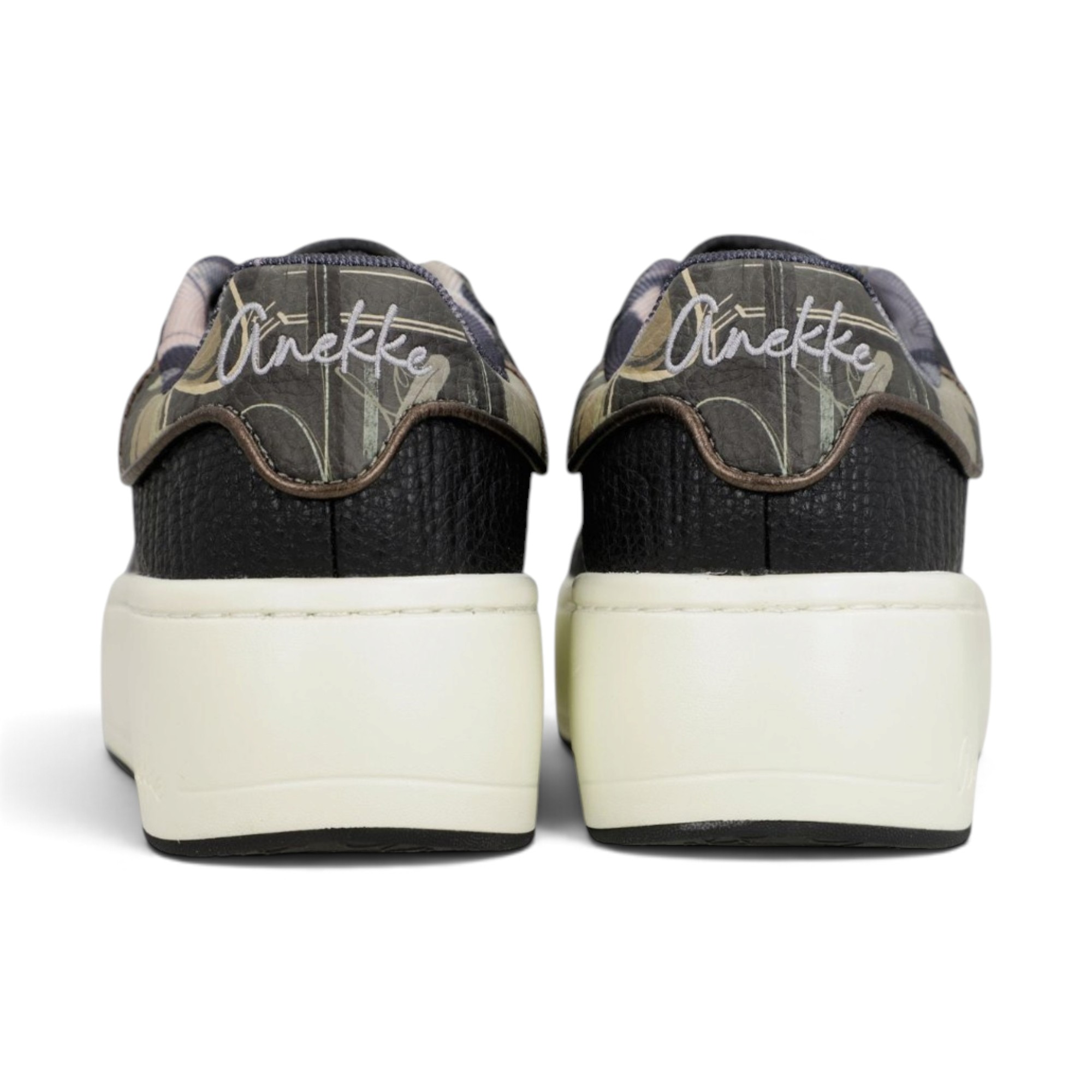 Sneakers damă Anekke Paris 433 Black – negru cu detalii, piele