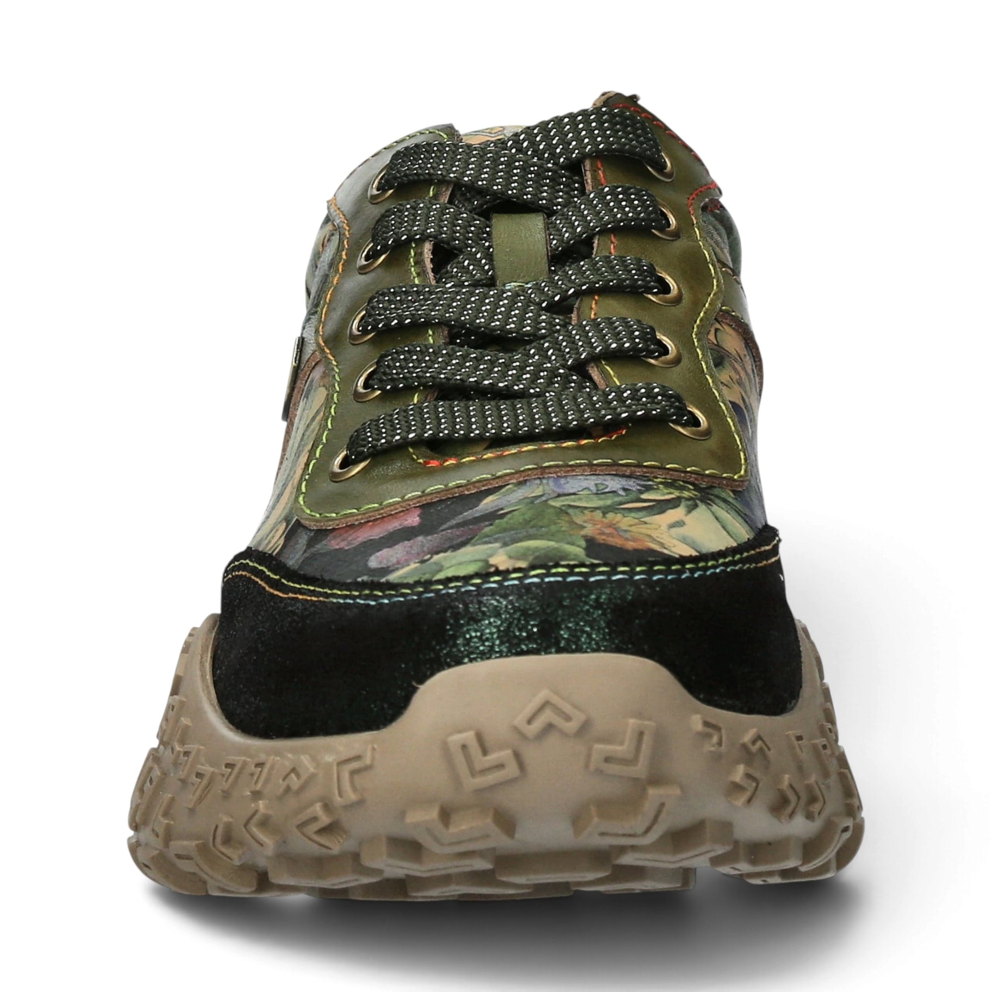 Sneakers damă Laura Vita EVITAO96 – piele și material textil, talpă Memory Foam - imagine 2
