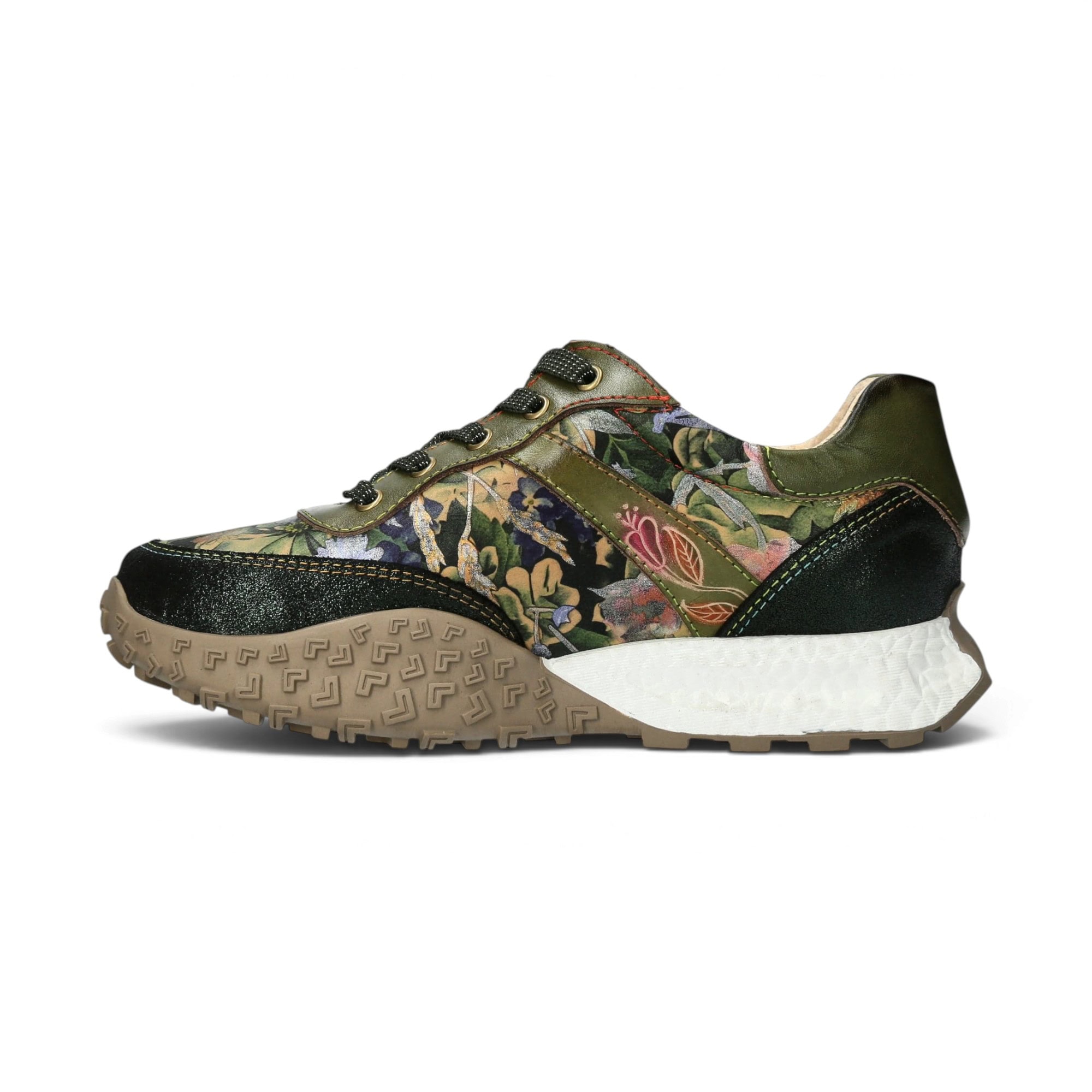 Sneakers damă Laura Vita EVITAO96 – piele și material textil, talpă Memory Foam - imagine 4