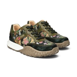 Sneakers damă Laura Vita EVITAO96 – piele și material textil, talpă Memory Foam
